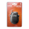 Lynx Bloqueo de cable multifuncional 80 cm - Negro