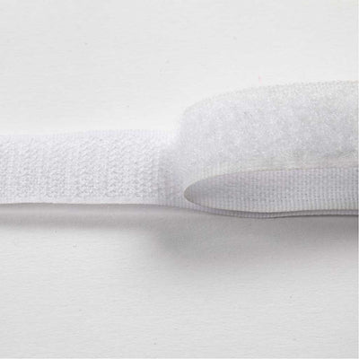 Creativ Company Chiusura con velcro, larghezza: 20 mm, bianco, 5 m 1 rotolo