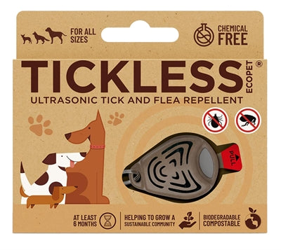 Eco Teek senza ticchetta e difesa VLO per cani e gatto marrone