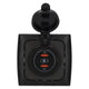 Caricabatterie C-line powerline 2x USB-C PD 36W con cornice di copertura opale nera - senza confezione di vendita