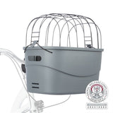 Trixie steering bicycle basket plastic gray - afbeelding 2