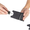 Porta di trixie per cesto in bicicletta dello sterzo nero