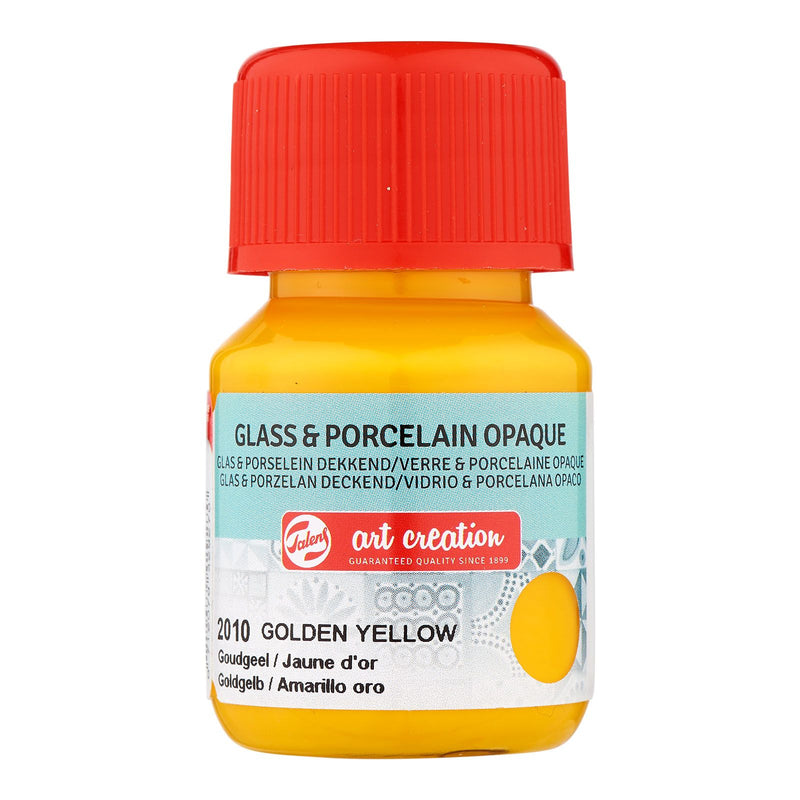Talens creación artística • vidrio porcelana opaco 30ml amarillo dorado