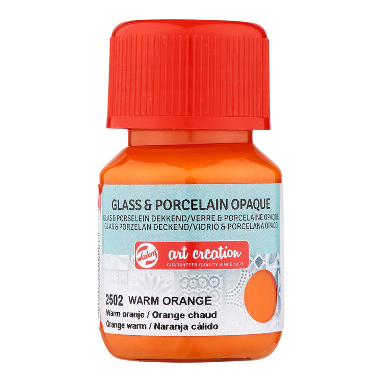 Talens art creation • glas porselein dekkend 30ml warm oranje