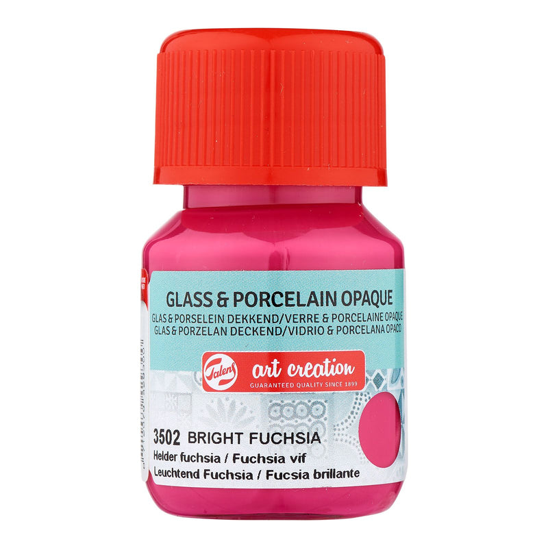 Talens creación artística • vidrio porcelana opaco 30ml fucsia transparente