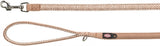 Trixie Hondenriem boho ruiten premium met neopreen karamel - afbeelding 2