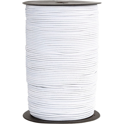 Corda elastica Creative Company, spessore 2 mm, bianca, 250 m 1 rotolo