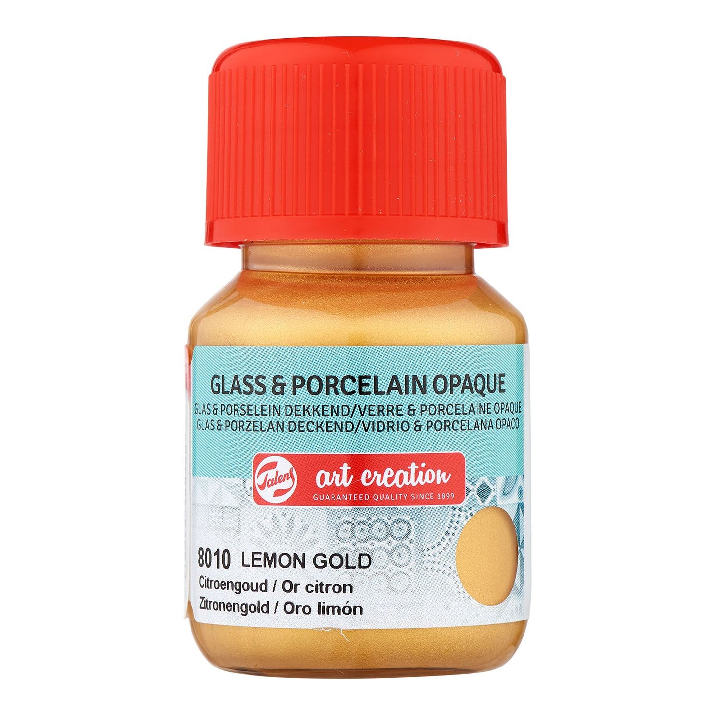 Talens creación artística • porcelana de vidrio opaca 30ml oro limón