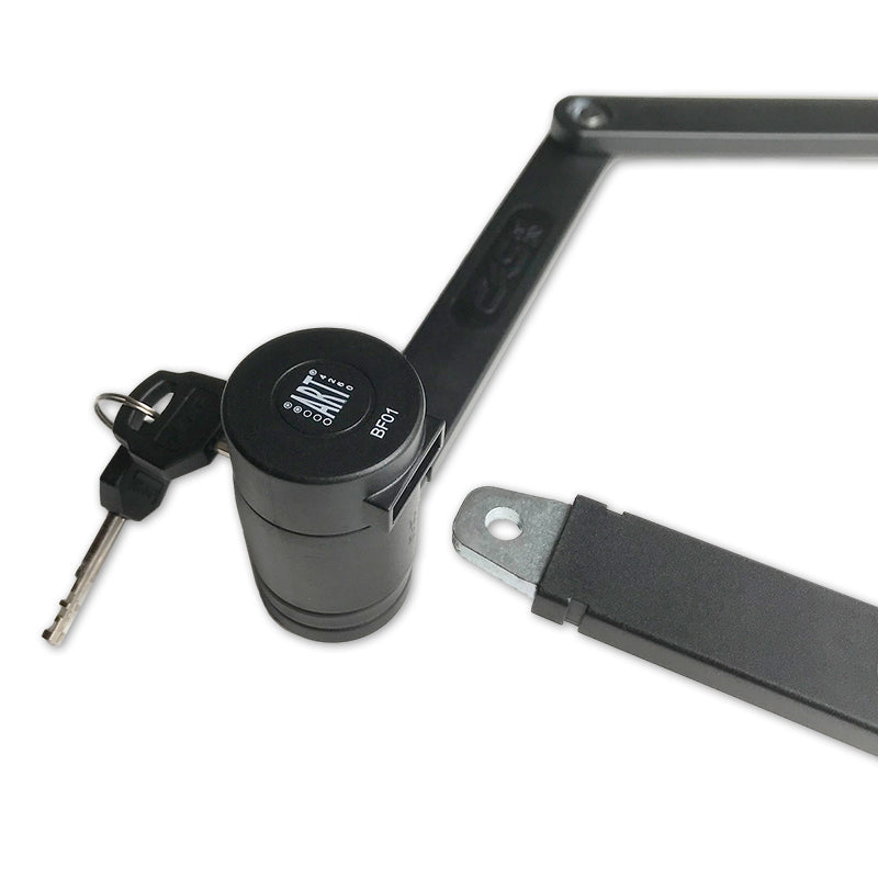 SXP ART 2 LOQUEO PLOTING - Acero duro, flexible, 80 cm, seguridad para bicicletas, negro