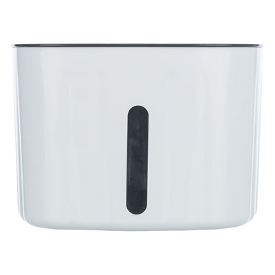 Trixie Drinking Fountain Flower Plastic White Gray