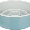 Trixie Food Bowl Cerámico de cerámica Slowing Azul