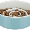 Trixie Food Bowl Cerámico de cerámica Slowing Azul