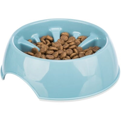 Trixie Food Bowl Slowfeeding Plastic TPR Assorti