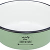 Trixie Food Bowl Bere Box Box smalto in acciaio inossidabile verde