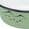 Trixie Food Bowl Bere Box Box smalto in acciaio inossidabile verde