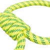 Trixie Aquatoy Rope Pull Toy Rings Green Giallo in poliestere