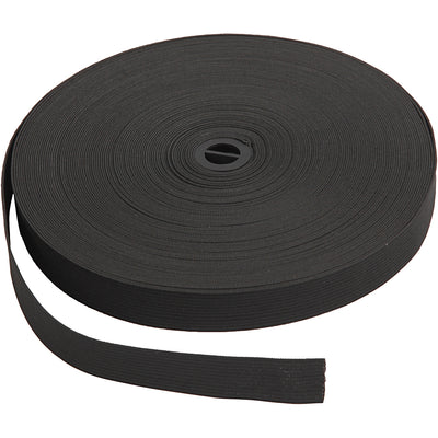 Spessore elastico 20 mm nero, 25 m