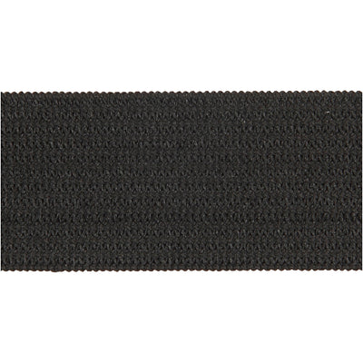 Spessore elastico 20 mm nero, 25 m