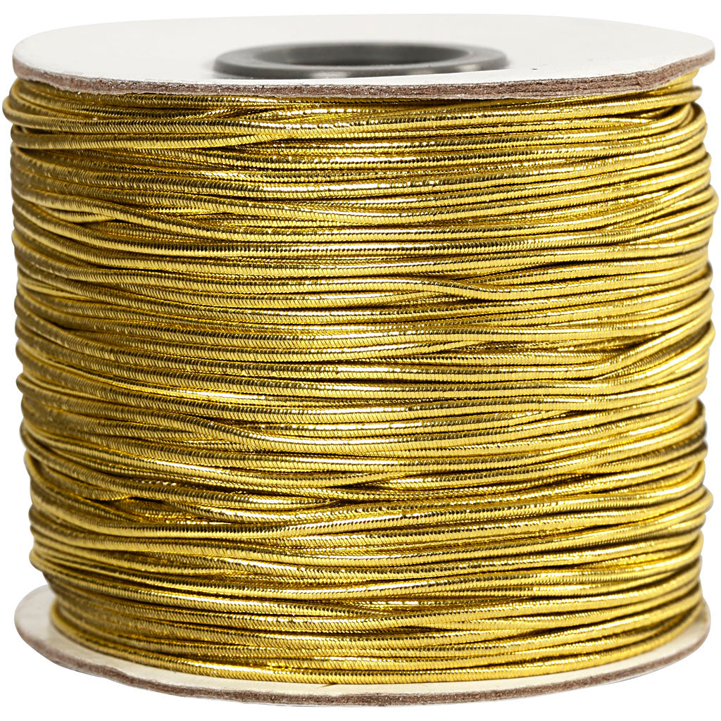 Corda elastica Creative Company, spessore 1 mm, oro, 100 m 1 rotolo