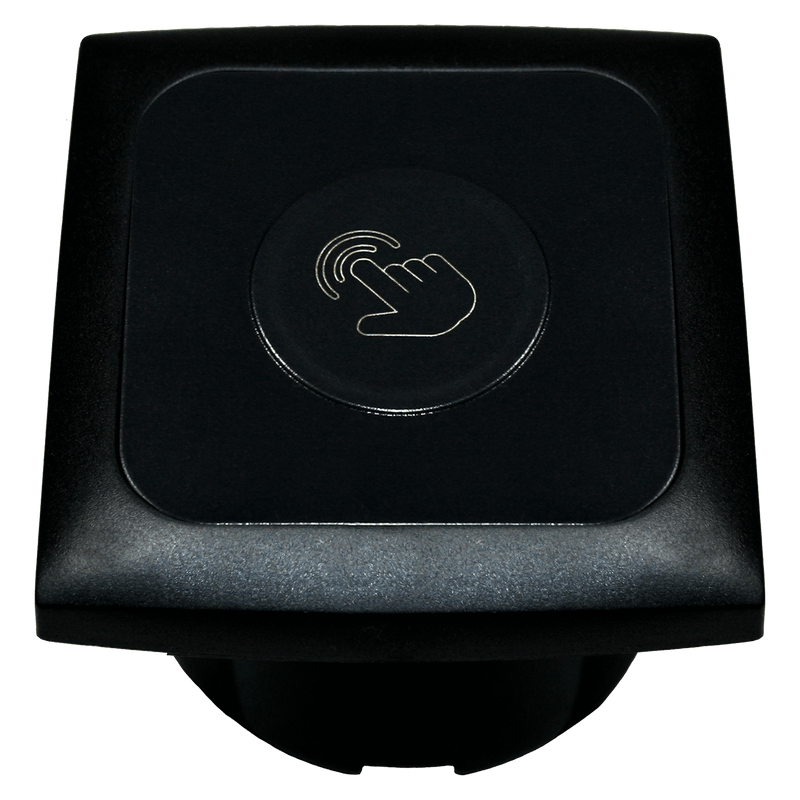 Iluminación regulable opal para autocaravanas y caravanas con marco negro