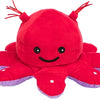 Trixie Octopus omkeerbaar pluche rood paars