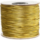 Cordón elástico Creativ Company, grosor 1 mm, dorado, 100 m 1 rollo