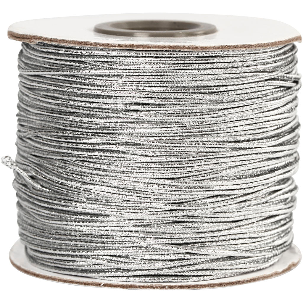 Corda elastica Creative Company, spessore 1 mm, argento, 100 m 1 rotolo