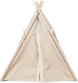 Trixie kattenmand tipi boho beige - afbeelding 3