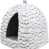 Trixie Cat Basket Iglo Mila Plush White Gray