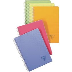 Scritta a spirale clairefontaine linicolor bianco