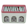 Trixie Cat Actividad Barda de varilla Burdeos blancos