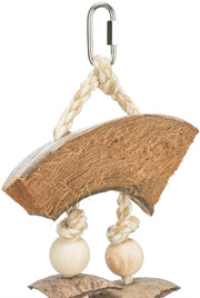Trixie Natuurspeelgoed kokosnoot schelpen - afbeelding 2