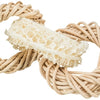 Trixie Luffing con rattan e anello di foglie di mais naturale