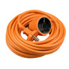 Verlengsnoer 10m oranje ongeaard max 3500w 2x1,5mm