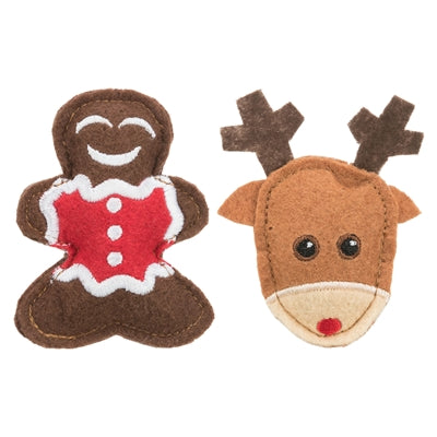 Trixie Xmas Elk e Gingerbread Man sentiti