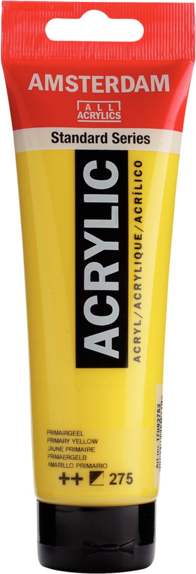 Amsterdam standard series acrylverf tube 120 ml primairgeel 275