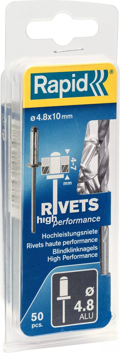 Rapid high performance klinknagel ø4.8 x 10 mm - 5000387