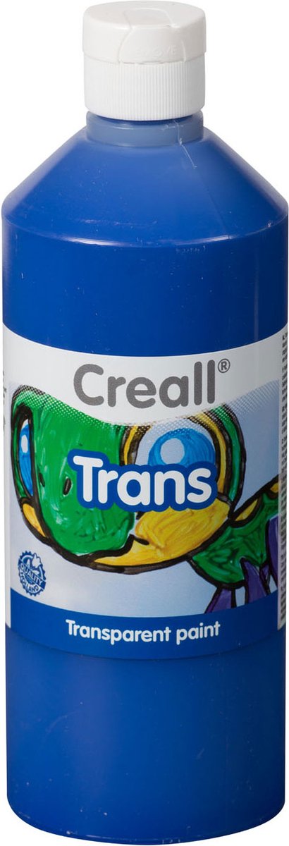 Pintura transparente de creación azul, 500 ml