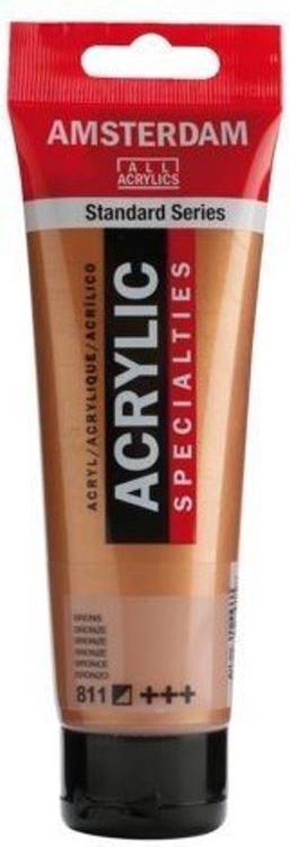 Amsterdam acrylverf, tube van 120 ml, brons 3 stuks
