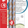 Stabilo easygraph - matita ergonomica in grafite - destrorsa - durezza hb - blu pastello - 2 pezzi