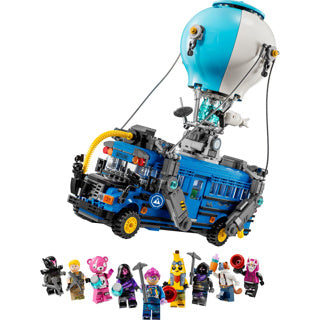 Lego fortnite battle bus uit de videogame - 77073