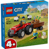 LEGO LEGO CITY 60461 Trattore rosso con trailer e pecore