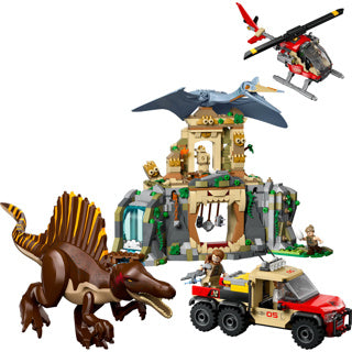 LEGO Jurassic World 76976 Spinosaurus e Quetzalcoatlus Air Mission