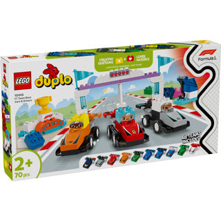 LEGO LEGO DUPLO TOWN 10445 F1 Team Racing cars and drivers