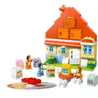 LEGO DUPLO 10459 Huis Van Bluey e la sua famiglia con gioco di memoria