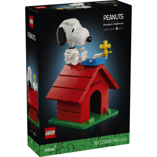 Lego ideas 21368 cacahuetes: la caseta del perro de snoopy