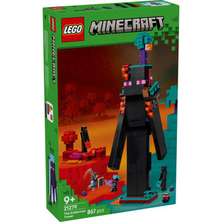 Lego minecraft 2in1 de enderman toren speelgoed voor kinderen - 21279