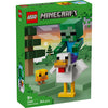 Lego ® Minecraft® chicken rider building toy - gaming decoration with baby zombie, chicken and chick - gift tip for boys and girls from 9 years - 21582