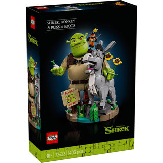 Lego ® Shrek: Shrek, el burro y el gato con botas - 72423