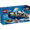 Lego city - achtervolging met politieboot constructiespeelgoed (60456)